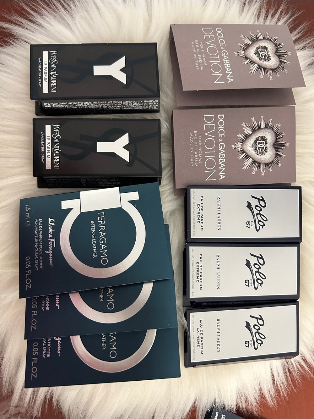 10 pieces men’s samples collection